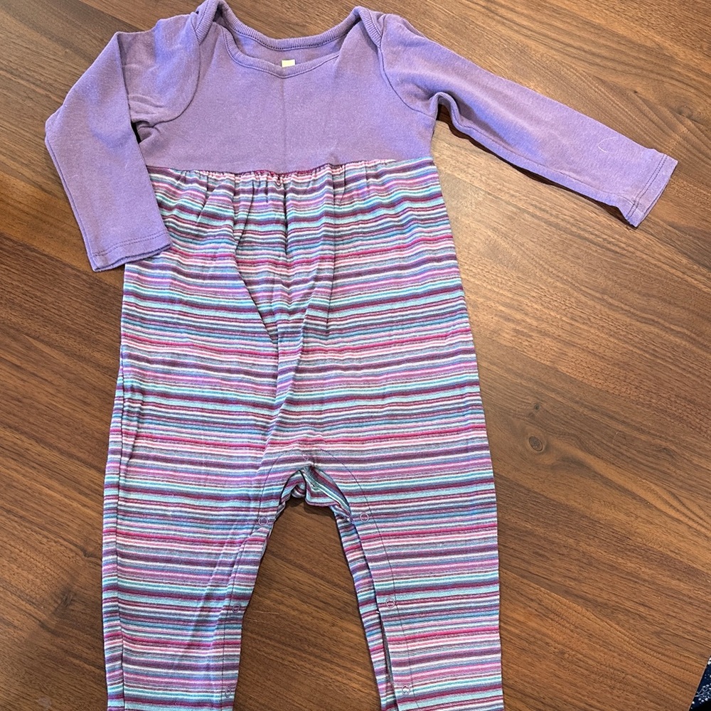 Tea Collection Lavender Baby Outfit